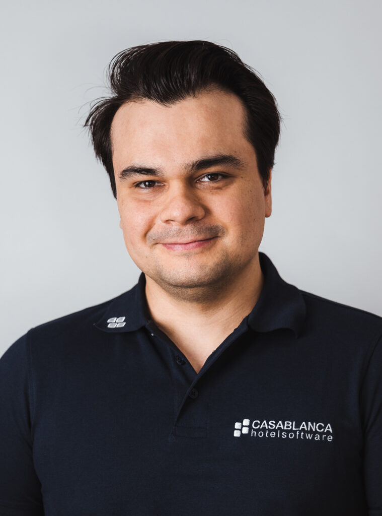 Mitarbeiter Portrait Cristof Rojas CASABLANCA hotelsoftware