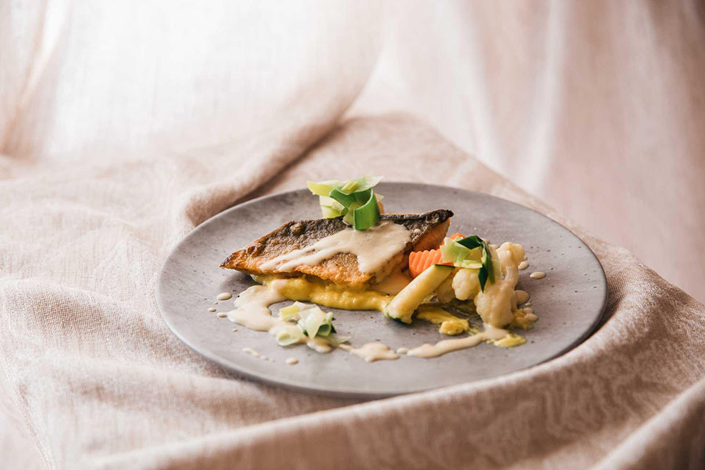 Essen im Hotel Bergblick in Fiss